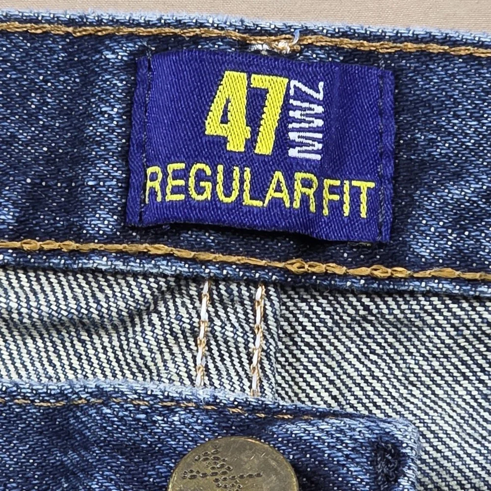 Wrangler 47MWZ Premium‎ Performance Mens 32x34 Regular Fit Cowboy Cut Jeans Blue